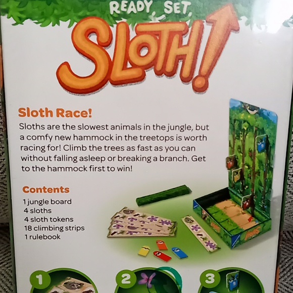 Kids game ready set sloth ravensburger game age 4+ New - Picture 5 of 7